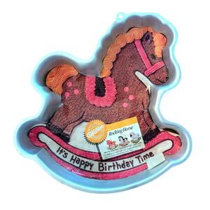 Vintage 1984 Wilton Rocking Horse Cake Pan 2105-2388 Retired Novelty Baking